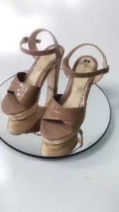 Giày Sandal cao gót 12cm FAROSA - C12 giày cao gót nữ đế đúp gót trụ quai ngang cực hót