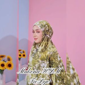 Mukena Bali HDM TieDye By Zahwa Bahan Rayon Janger Untuk Remaja Dan Dewasa Murah Kekinian