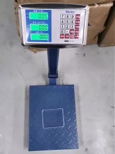 Portable digital electronic scales 150kg 300kg LCD display high precision rechargeable foldable industrial kitchen commercial scales
