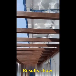 ✅Toughness increased by 300% Transparent Lighting Board Endurance Board Plastic Hard Board Roof Canopy Greenhouse Balcony Fiber Glass Sheet Clear transparent daylighting board Sunlit roof panel Greenhouse ceiling Plastic Roofing Roof cover