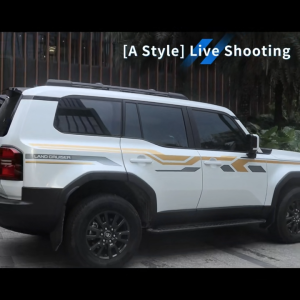 For Toyota Land Cruiser Prado 250 LC250 J250 2024 2025 Car Stripes Decals Waterproof Exterior Body Styling Exterior Decoration