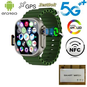 DW100 Pro+ 5G Android Smartwatch Touch ID Smart Watch With Rotary Camera 2.29inch Amoled Screen GPS WIFI NFC Google Play Store