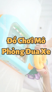 [Đồ chơi giáo dục] Ô Tô Đồ Chơi Đường Đua Xe Có Màn Hình Chuyển Động Cho Bé Điều Khiển Vô Lăng