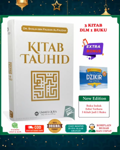 ORIGINAL Kitab Tauhid BONUS Dzikir Pagi Petang UMMUL QURA Karya Syaikh Shalih bin Fauzan Al-Fauzan Buku Aqidah Quran Mushaf