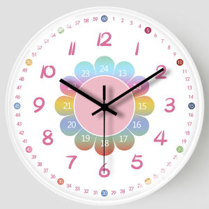 Wall Clock 8 Inch Silent Non-Ticking Wall Clocks Battery Operated Decorative for Home Kitchen Office Bedroom Bathroom Niditon