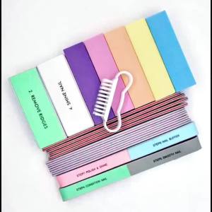 18pcs/set Nail Buffer Kit Professional Nail File Block Nail Sanding Sponge Buffing Polishing Manicure Tools Set For Salon