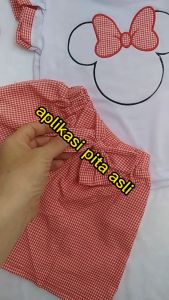 Daigo Desi Biru Setelan Baju Anak Perempuan 1 2 3 4 5 Tahun Katun Mix Spandex Style Korea Santai