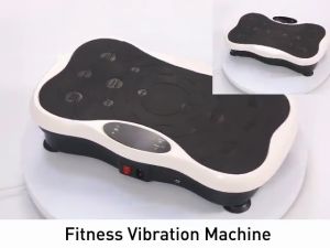 COD+Vibration Plate Whole Body Exercise Machine with BluetoothTouch LED Screen and 99 Programs Massage Fitness Platform