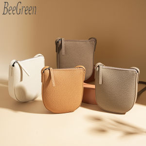 BeeGreen Real Leather Small Shoulder for Girls Fashion Casual Cellphone Pouch Daily Sling Bag