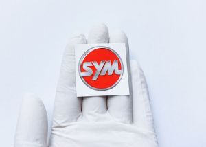 Emblem stiker SYM logo sticker timbul variasi motor