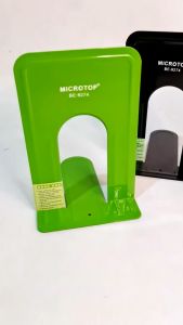SOS Book End MICROTOP BE-9274 (1 set/2 pcs) / Pembatas Buku Besi / Penyangga Buku/Sandaran Buku