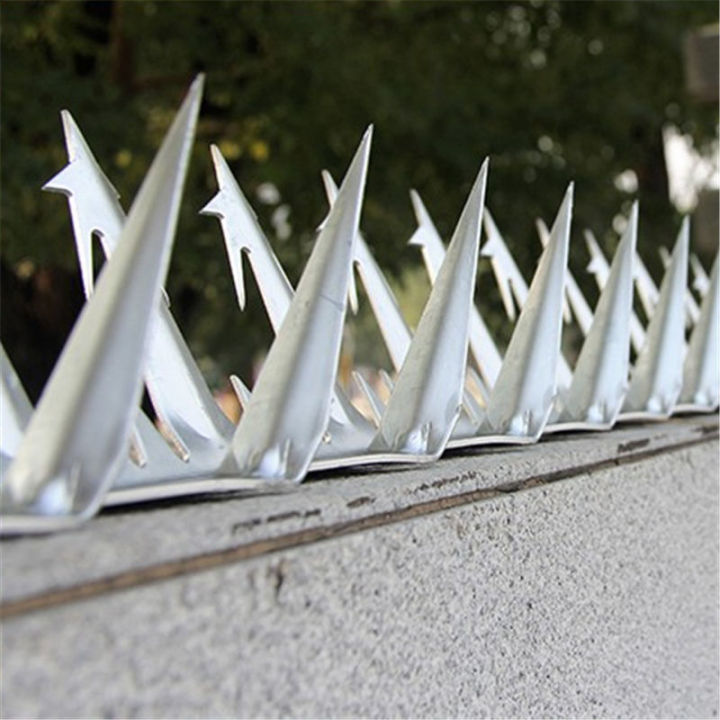 1.25m stainless steel wall spike Galvanized metal anti climb wall roof ...