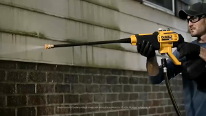 (การรับประกันของแท้) DEWALT DCPW550 20V ปืนฉีดน้ำแรงดันสูงแบบไม่มีแปรงแบตเตอรี่ลิเธียมทำความสะอาดเครื่องซักผ้ารถยนต์