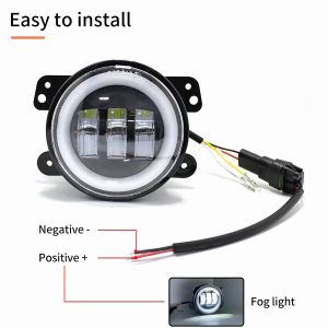 DHL 4inch LED Angel Eyes Headlights: Enhancing Your Offroad Experience