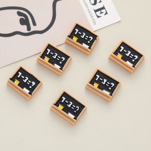 Mini Simulated Blackboard Resin Phone Case Fridge Magnet Handmade DIY Brooch Pin Decorative Material Craft Supplies Accessories