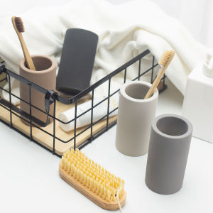 Giá Để Bàn Chải Đánh Răng Bằng Đất Tảo Diatom Khử Mùi Nhà Tắm Thấm Hút Khô Cốc Đựng Bàn Chải Đánh Răng Vật Dụng Cần Thiết Cho Phòng Tắm