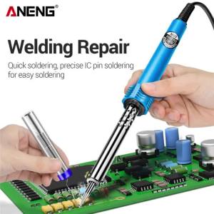 ANENG SL402 Electric Soldering Irons 220/110V Welding Repair Mica Heating Core 30/40/60W Temperature Adjustable Solder Tip Tools
