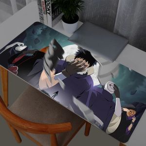 Bandai | Naruto Obito Uchiha Lớn XXL Miếng Lót Chuột Cho Văn Phòng Và Chơi Game Cao Su Bàn Phím Laptop Thảm Phụ Kiện Máy Tính