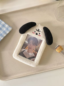 Original Cute Puppy Plush Card Holder South Korea Ins Style Polaroid Star Chasing Gu Ka Aidou Mini Truck Display Pendant