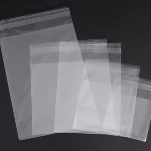 100pcs/lot Transparent Self Adhesive Seal Bags OPP Plastic Cellophane Bags Gifts Bag & Pouch Jewelry Packaging Cookie Candy Bags