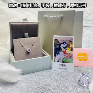 Dây Chuyền Trái Tim Nhịp Nhàng Swarovski Nữ Bạc Nguyên Chất Quà Sinh Nhật Dây Chuyền Xương Đòn 2023 Tặng Bạn Gái Thiểu Số Hơi Xa Xỉ