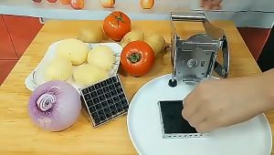 เครื่องตัดมันฝรั่งสแตนเลสสตีล/เครื่องหั่นเฟรนช์ฟราย/ที่หั่นเนื้อเครื่องทำครัว