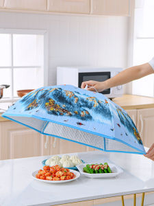 Framed Insulated Vegetable Cover Foldable Large Insulation Table Cover Dustproof Food Cover Aluminum Foil Thermal Cover Vegetable Cover