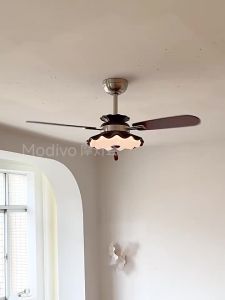 FANCY LAMP CLUB | Vintage Eye-Protective Fan Light for Living Room and Dining Area