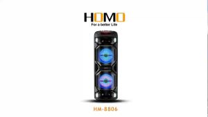 HM-8806/BK8839 Bluetooth Karaoke Speaker 8000W with adjustable Bass/Treble/Echo FREE Wireless Microphone FREE Remote FREE Cord Charger FM Radio
