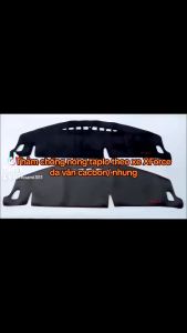 Thảm taplo xe Xforce 2024 2025 chất liệu da vân cacbon và nhung 3 lớp