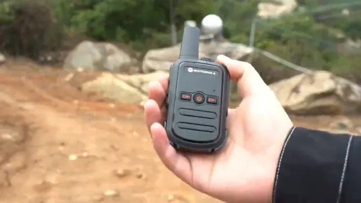 4PCS Motorola Walkie Talkie C51 GP528 Mini 30W High Power 5-10KM 16 Channels Radio 10km UHF Hotel/Outdoor/Travel