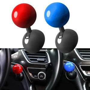 New Car Start Button Push Start Auto Ignition Button Cover Automotive One-Touch Button Rocker Car Engine Push Start Stop Lever