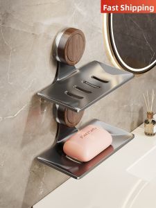 Wall-mounted Suction Soap Box