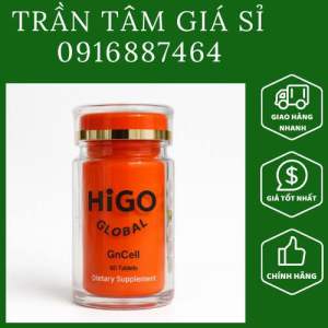 [Mẫu Cam] Viên Uống HIGO GLOBAL – GnCell Chính Hãng (lọ 60 viên)