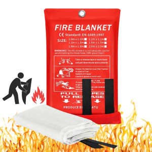 Emergency Fire Blanket Fire Extinguisher Blanket Fire Suppression Fabric Flame Retardant Towel Flame Safety Cloth for Grill Car
