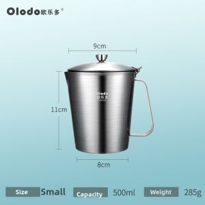 Olodo | Stainless Steel Large Measuring Cup With Scale Lid