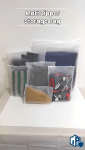 Reusable Zipper Bag for Clothes | Storage Bag | Sealable bag | Zip Pouch | Zip Bag | Reusable bag | Cloth Bag