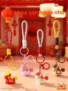 LONGKUI | Zodiac Year Charm Horse Lucky Keychain