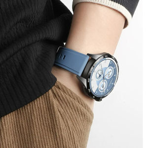 22mm Silicone Strap for Amazfit Balance/Bip 5/Bip 5 Unity 49mm/Cheetah Pro 47mm/GTR 4/GTR 3/GTR 3 Pro/GTR 2e/GTR 2/GTR 47mm/Stratos 3/Stratos 2/Stratos/Pace