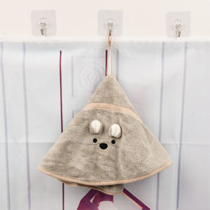 Multi-Purpose Cover Towel Coral Fleece Hanging Hand Towel Rice Cooker Broken Wall Machine Cover Cloth Cartoon Air Fryer Dust Cover
