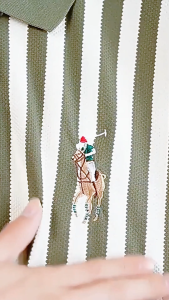 kaos pria distro kerenKemeja polo bergaris berkualitas tinggi kemeja polo kerah berdiri pria olahraga yang menyerap keringat