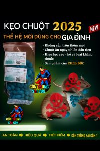 COMBO 40 VIÊN KẸO Diệt Chuột STORM sinh học ĐỨC - Xử Lý Chuột Gặm Nhắm trong kho&nhà ở – HIỆU QUẢ NHẤT– Không Mùi Hiệu Quả Nhanh