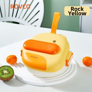Rovco | Portable Suction Bowl Baby Feeding Utensil Stainless Steel