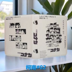 Detective Conan Card Binder Jiugongge Card Storage Book Large Capacity Card Holder Peripheral Polaroid Album Leather