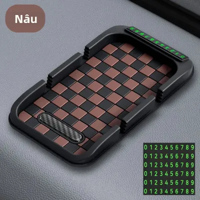 Giá Đỡ Điện Thoại Ô Tô Đa Năng Hỗ Trợ Bảng Điều Khiển Đa Chức Năng Với Miếng Đệm Chống Trượt Giá Đỡ Điều Hướng Trong Xe Sáng Tạo Silica Gel