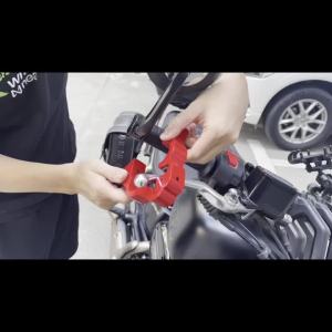 For Morbidelli T 1002 VX 502 250X 125X Motorcycle & Bicycle Handlebar Lock Heavy Duty Steel Anti-Theft Lock for Outdoor