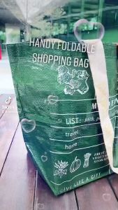 Eco-Friendly Trendy Portable supermarket Grocery Shopping Tote Multi-purpose waterproof Recycled Bag