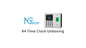 NGTeco K4 Biometrics Fingerprint Time Attendance Machine Built-in Battery With 2.4GHz WiFi App
