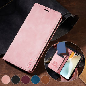 Wallet RFID Blocking With Card Slot Kickstand Strong Magnetic Flip Leather Case For iPhone 17 Pro Max 17e Air 16e 16 Plus Cover