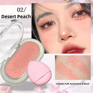 FAICCIA | Shimmery Peach-Tone Blush